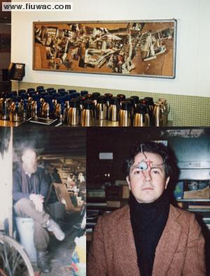 FIUWAC Side Illustration 005-1998 Installed in Triodos Bank, Jacobus Kloppenburg in his Studio Laur